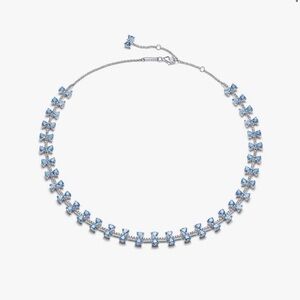 Bridgerton Blue Bow Necklace